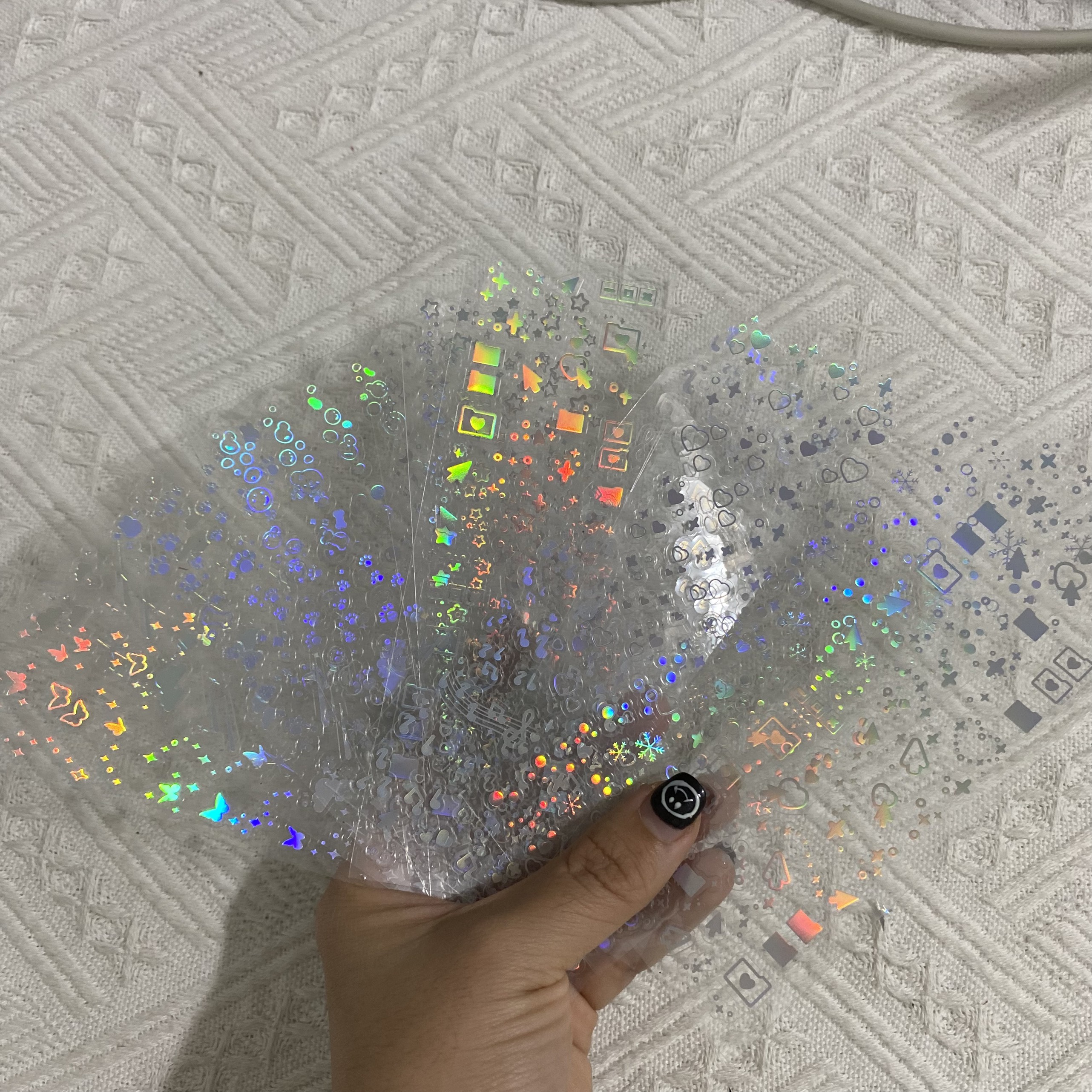 Set 12 Mẫu Sticker Topping Trang Trí