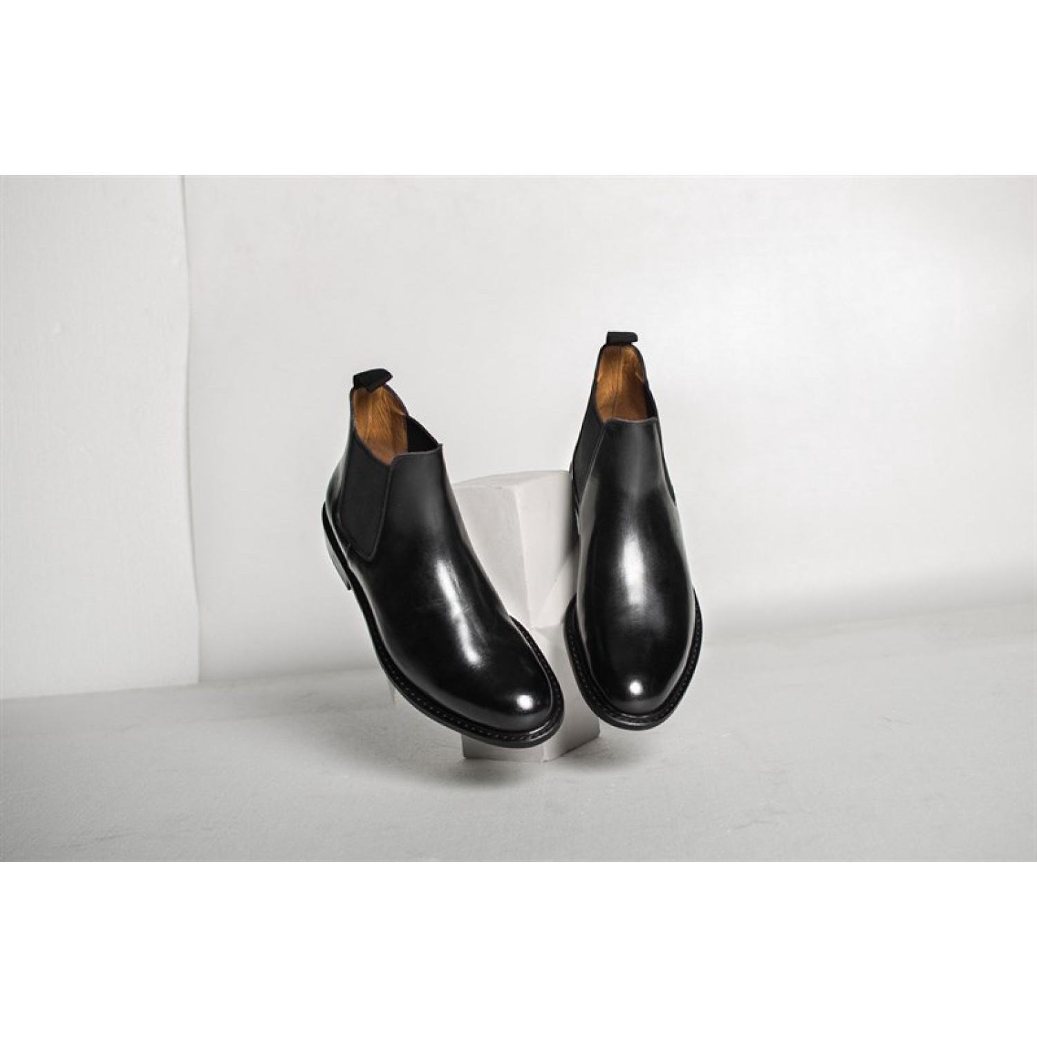 Giày cao cổ chelsea boot chất liệu da nhập khẩu cao cấp