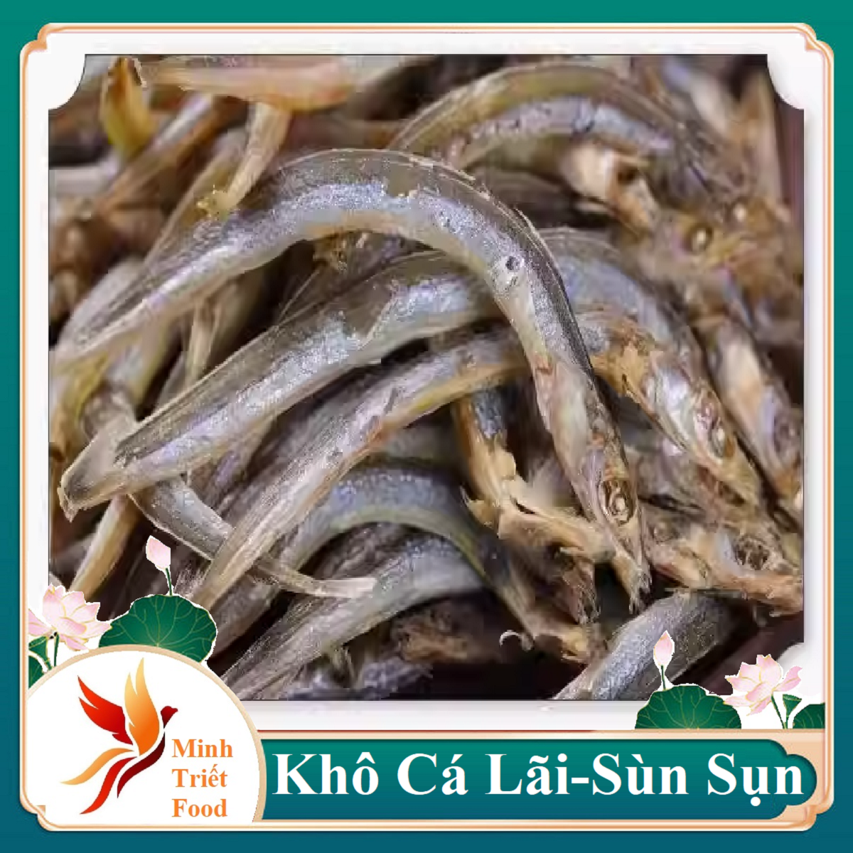 Khô cá lãi nhạt- cá sụn xịn ngon giòn nguyên con- đặc sản minh triết