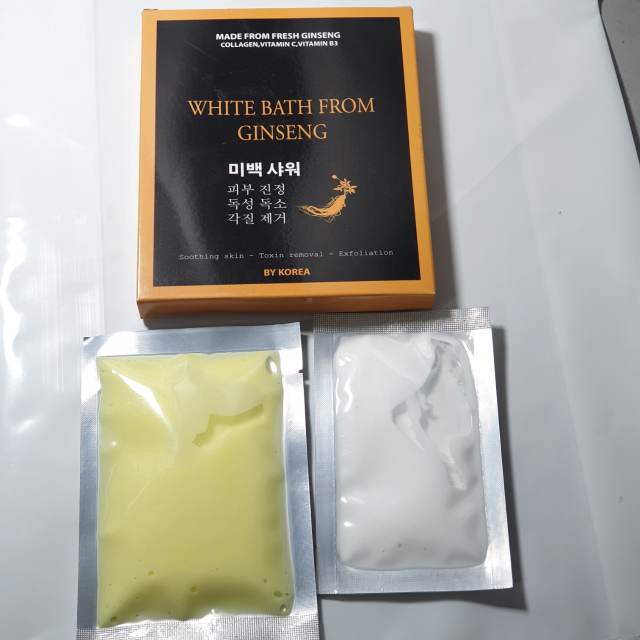 Set tắm trắng nhân sâm hàn quốc white bath from ginseng nhanh và hiệu quả