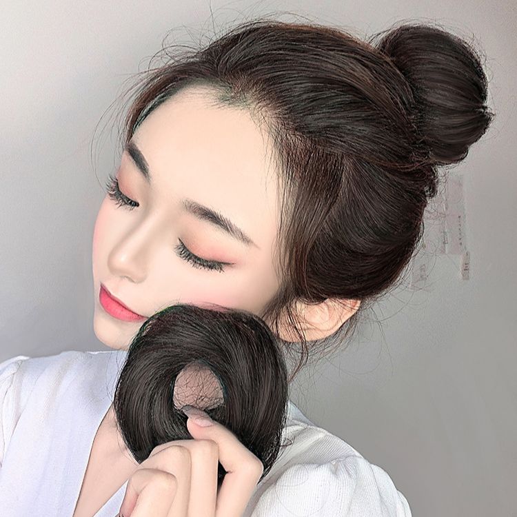 Sợi tóc thật 100% - búi cột thẳng