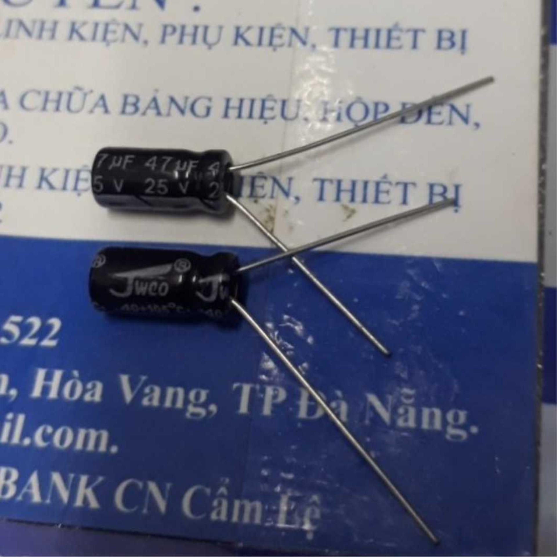 50 con tụ hóa, tụ phân cực 47uf 25v kde1794
