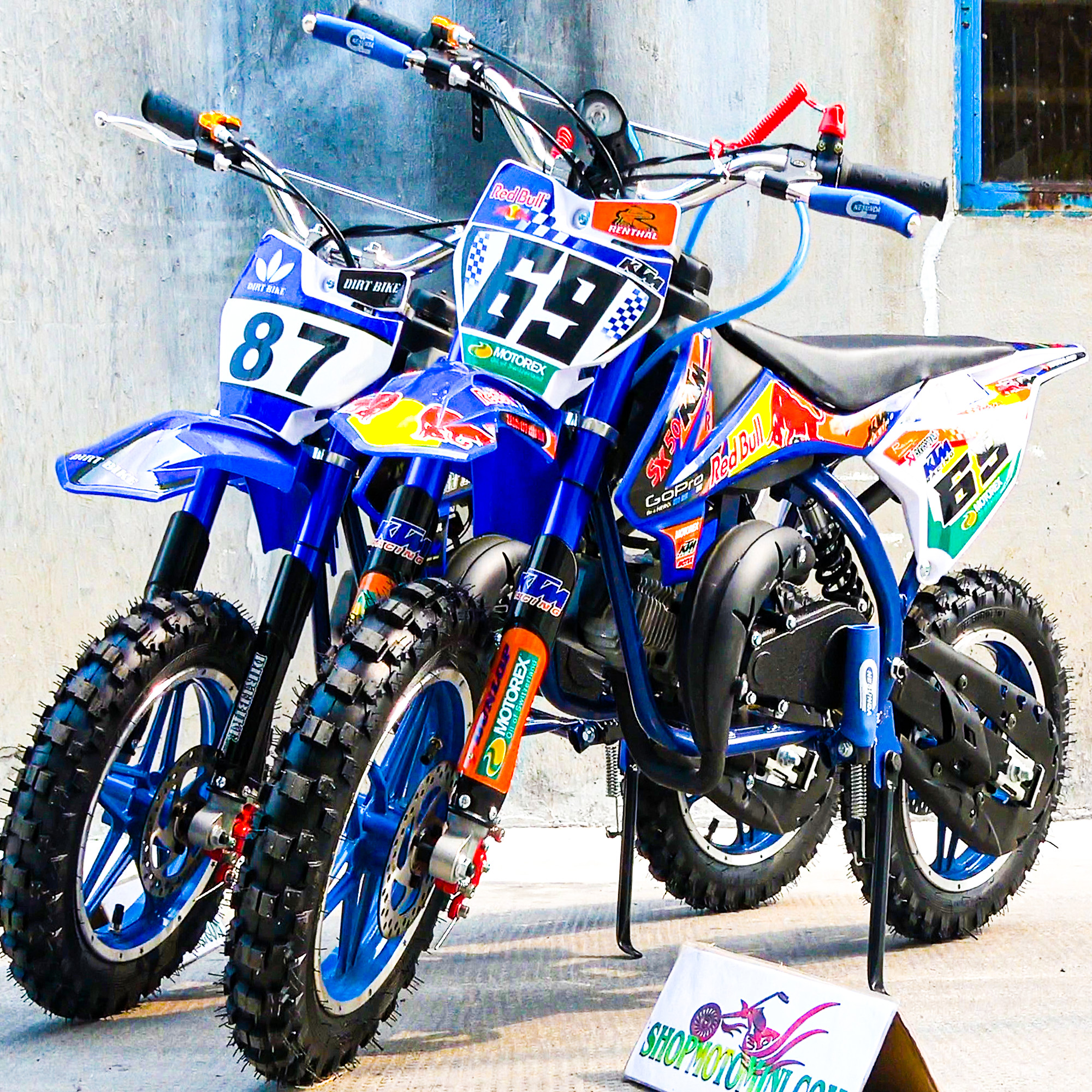 Xe cào cào mini 50cc động cơ xăng pha nhớt 2 thì có đèn còi, điều chỉnh được tốc độ
