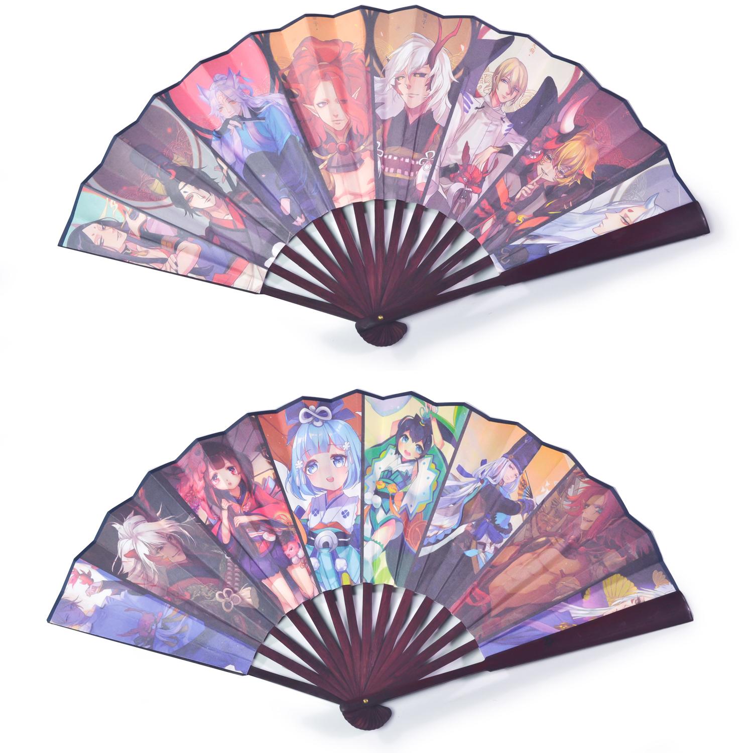 Quạt xếp Anime - Onmyoji