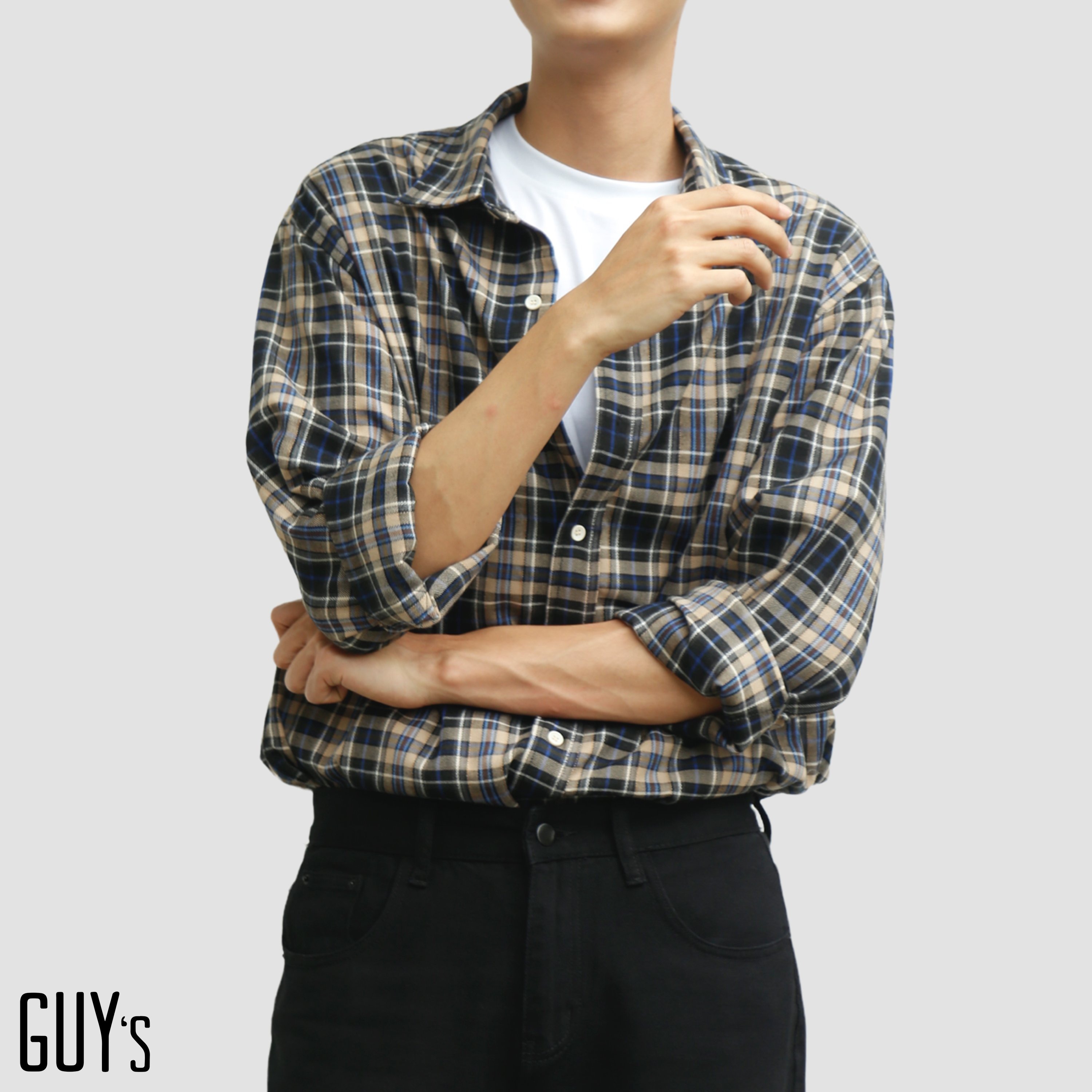 Áo sơ mi Gunther Shirt GUY's Closet, flannel, vintage, thanh lịch