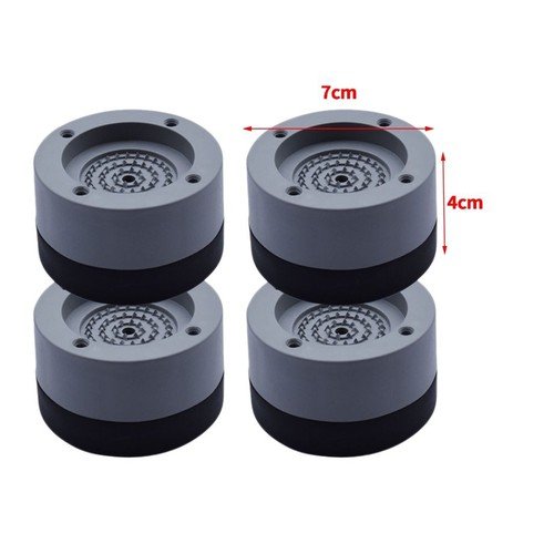 [HCM]( CHỐNG RUNG MÁY GIẶT ) SET 4 ĐỆM LÓT BẰNG CAO SU CHỐNG RUNG DÀNH CHO MÁY GIẶT - SÉT 4 CÁI ĐẾ KÊ CHÂN MÁY GIẶT CHỐNG RUNG SILICON CAO CẤP