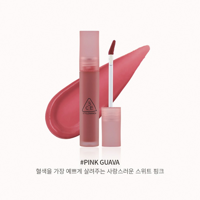 Son 3CE Blur Water Tint #Pink Guava – Màu Hồng Ngọt