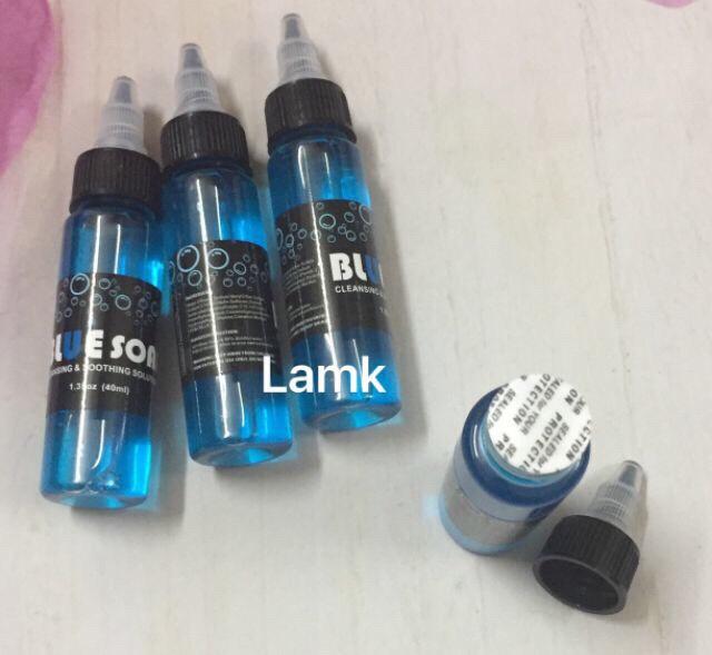 DUNG DỊCH LAU MỰC XĂM TẠO BỌT  BLUE SOAP 40ML