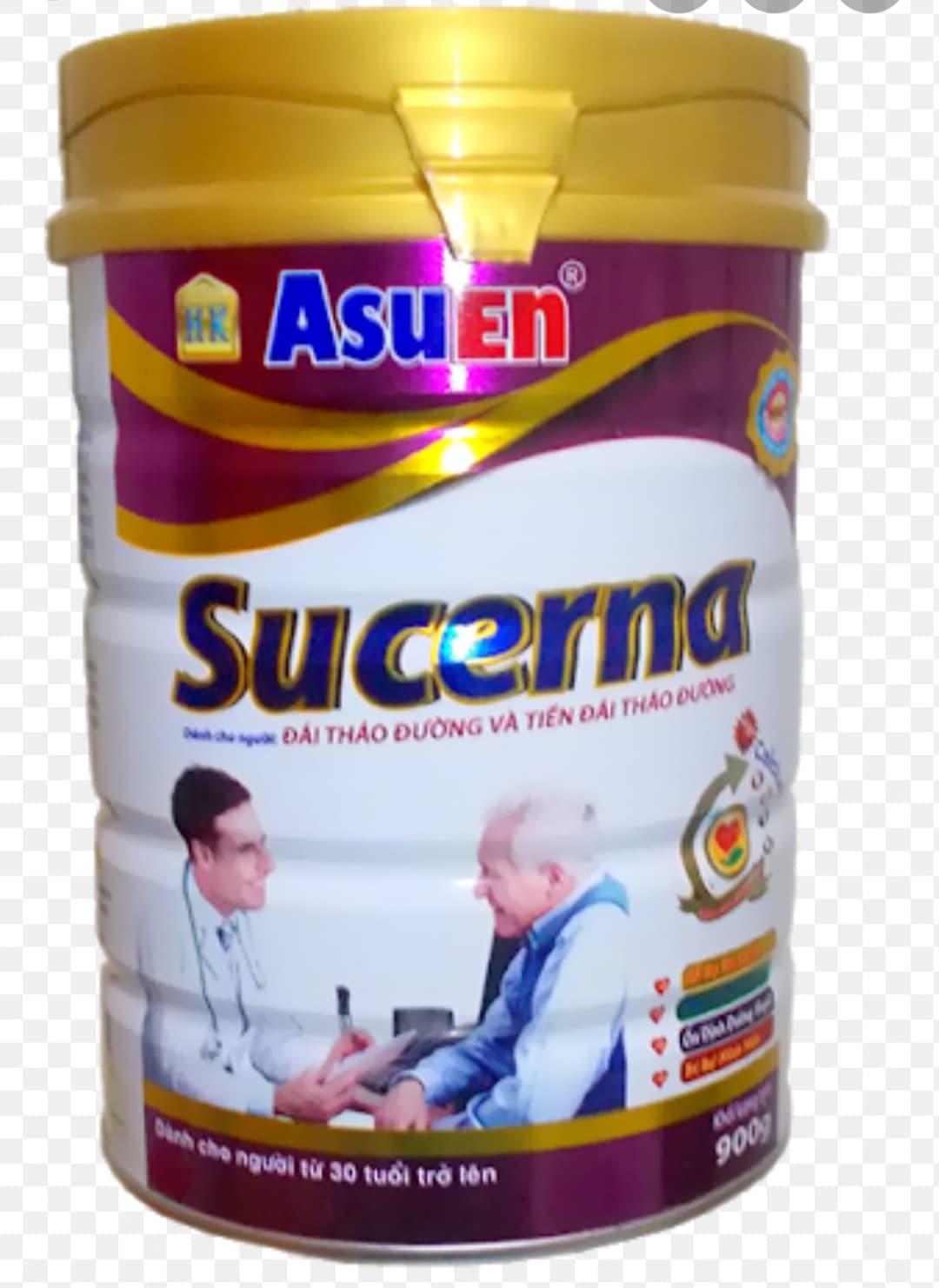 Sữa dinh dưỡng dành cho người tiểu đường Asuen Sucerna lon 900G