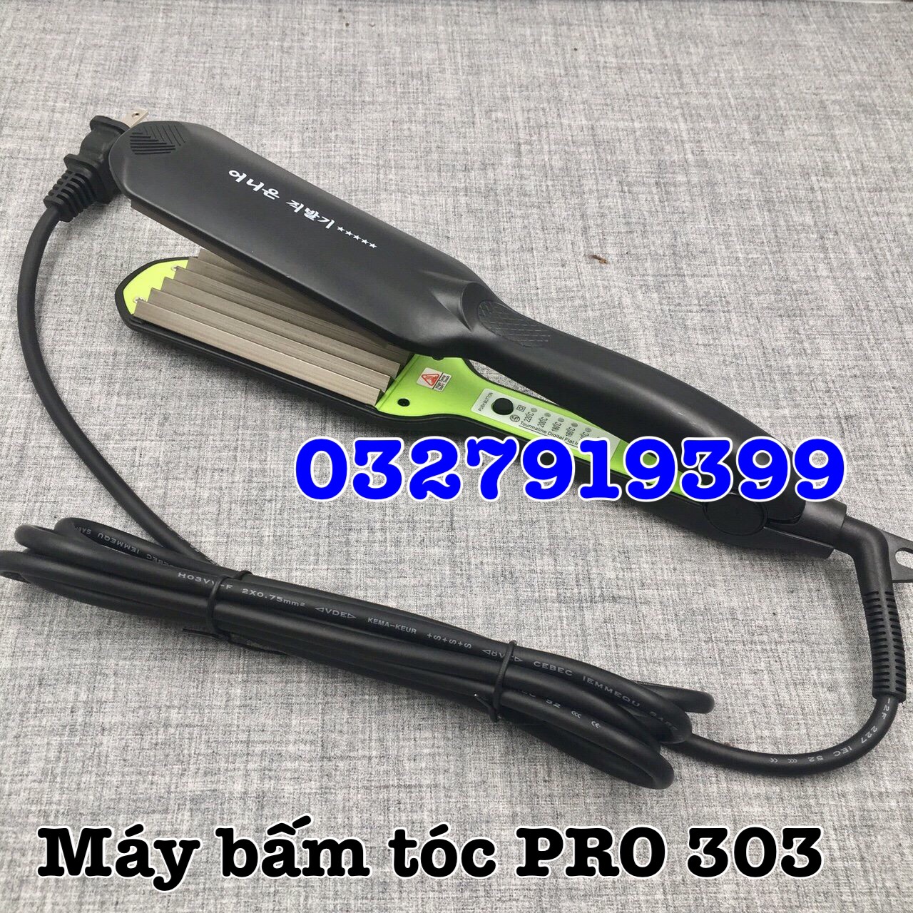 Máy bấm tóc dập xù cao cấp HQ PRO 303