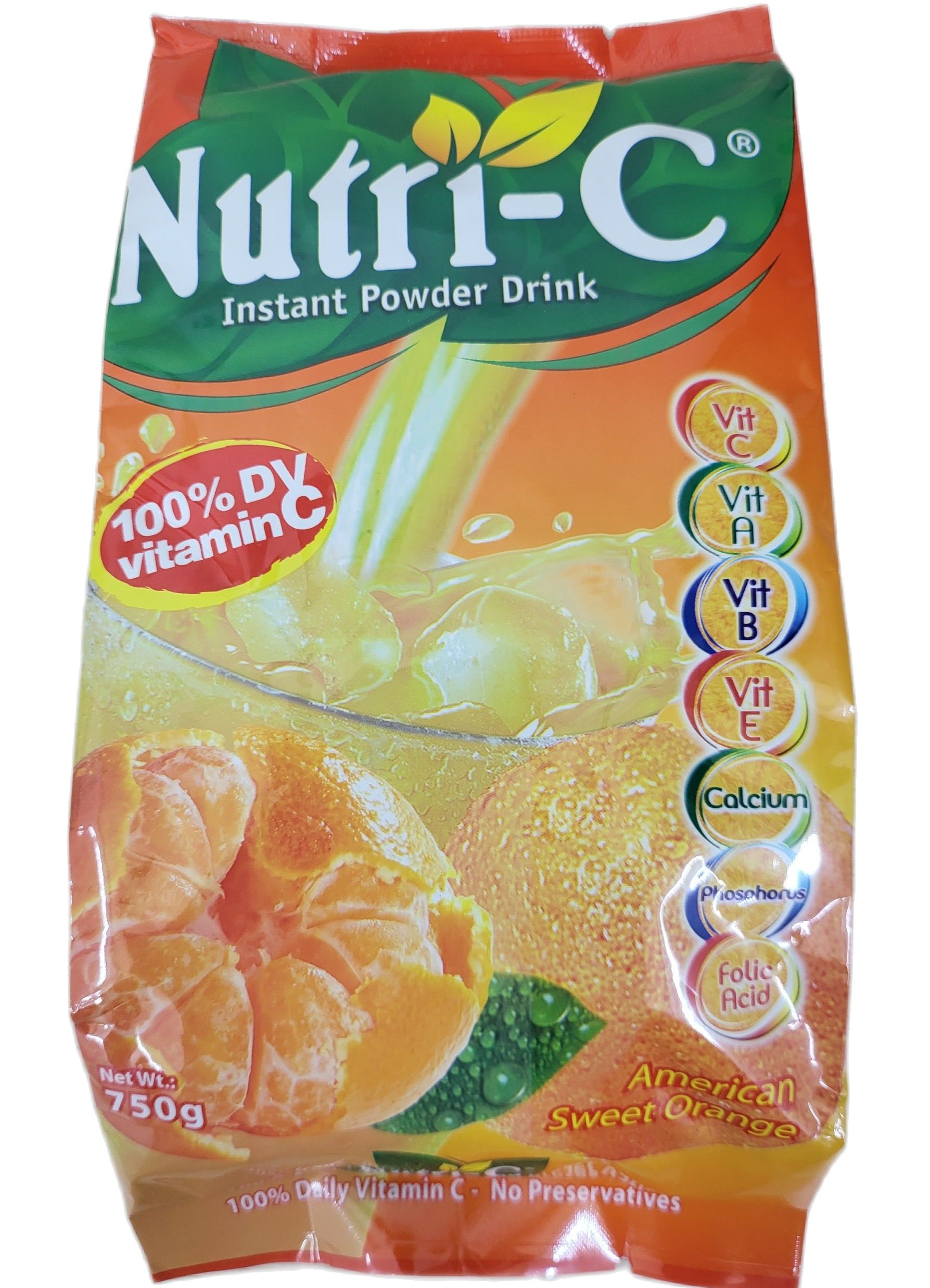 Nutri-c bột cam hòa tan american sweet orange instant powder drink