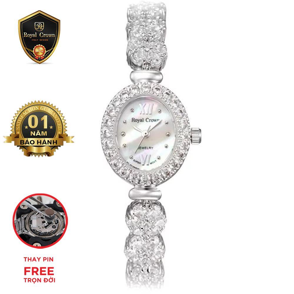 Đồng hồ nữ chính hãng Royal Crown Italy 1516 Jewelry Watch