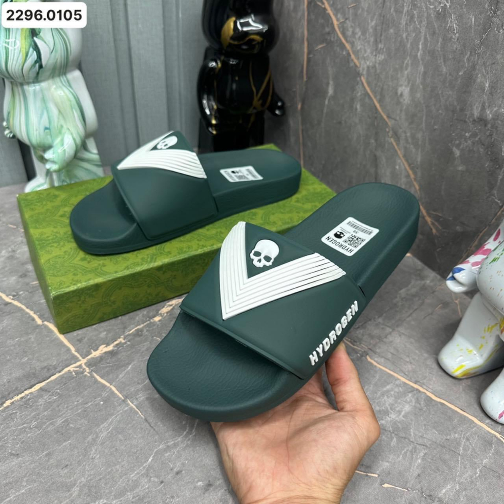 Dép lê nam HyDro quai cao su siêu nét - Dép nam đầu lâu cao cấp SumiShop