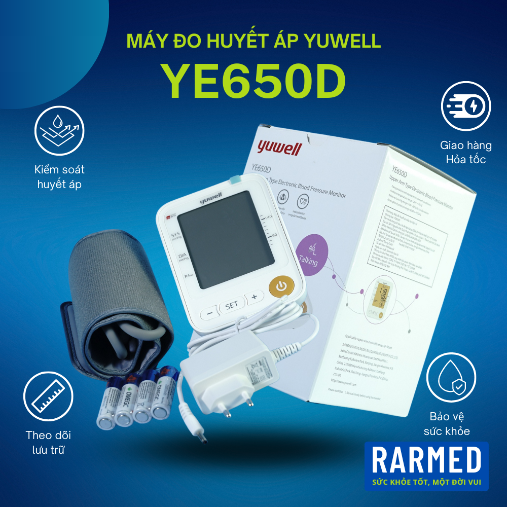 Yuwell ye650d voice electric calf blood pressure monitor warning large