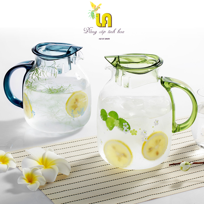 Bình Thủy Tinh Trong Suốt Chịu Nhiệt Đột Ngột LILAC 1.5 L