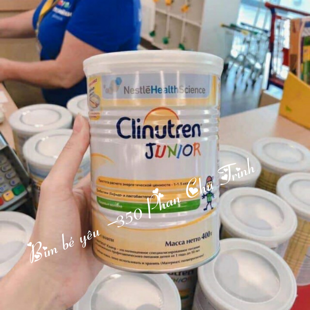 Sữa béo Clinutren Junior 400g hàng nội địa nga