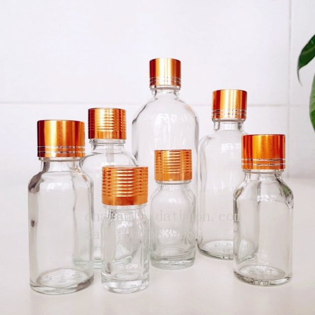 [HCM]Lọ đựng tinh dầu đủ mẫu bao gồm (nắp +lót + nhỏ giọt)