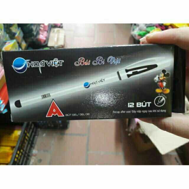 hộp 12 chiếc bút chữ A đẹp