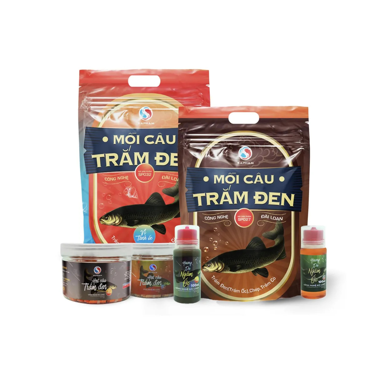 Sapham - Mồi Câu Trắm Đen