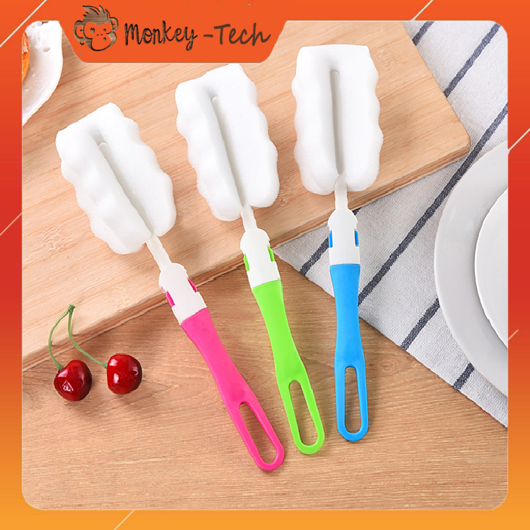 Cọ rửa bình sữa ly uống nước có đầu mút, cọ bình sữa. MonkeyTech