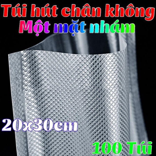 Túi hút chân không một mặt nhám size 20x30cm