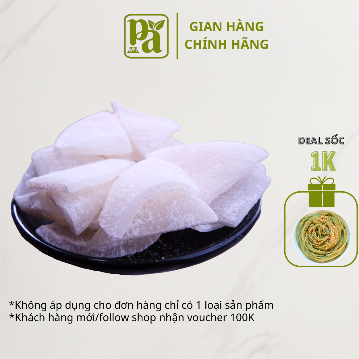 Combo 2 gói dừa non sấy dẻo Phú An Healthy Foods túi 100g ăn vặt ăn kiêng tiện lợi tiêu chuẩn xuất khẩu, mứt dừa sấy ăn vặt healthy food ngon lạ miệng