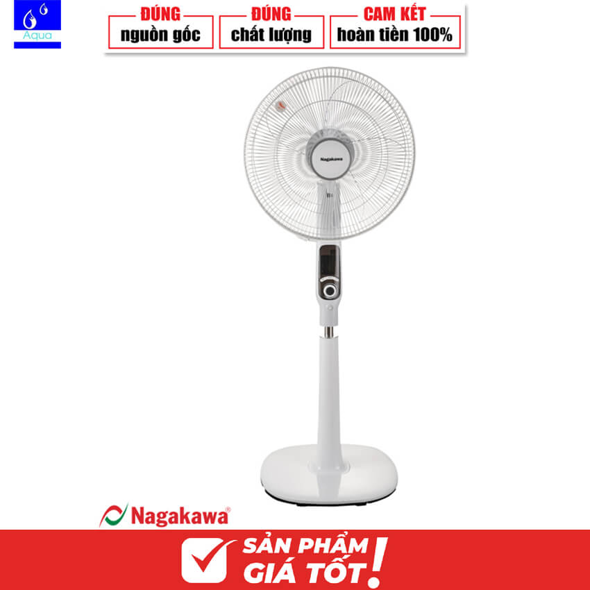 [Xả kho+FreeshipMax]Quạt đứng Nagakawa NAG1001 55W Aqua Tech, chính hãng, bảo hành 1 đổi 1, đầy đủ chức năng điều khiển từ xa, hẹn giờ