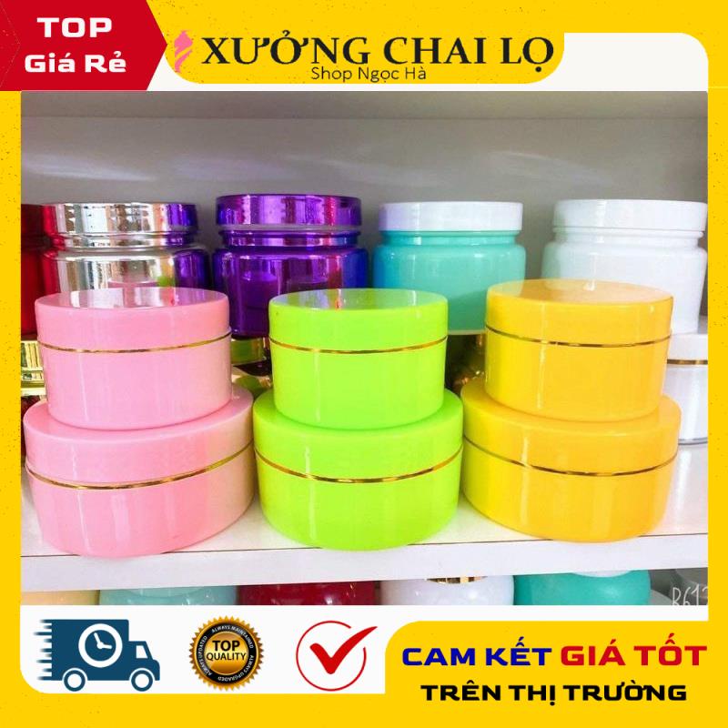 Hủ hộp đựng kem ❤ hũ hộp đựng kem body 100g,150g,200g,300g chiết mỹ phẩm , phụ kiện du lịch
