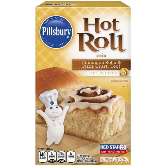 BỘT LÀM BÁNH MÌ CUỘN / ĐẾ BÁNH PIZZA PILLSBURY