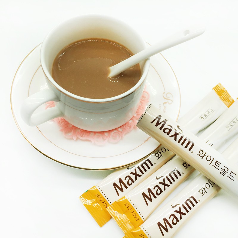 Cà phê maxim white gold mix hàn quốc hộp 20 gói - 맥심 커피 화이트 골드
