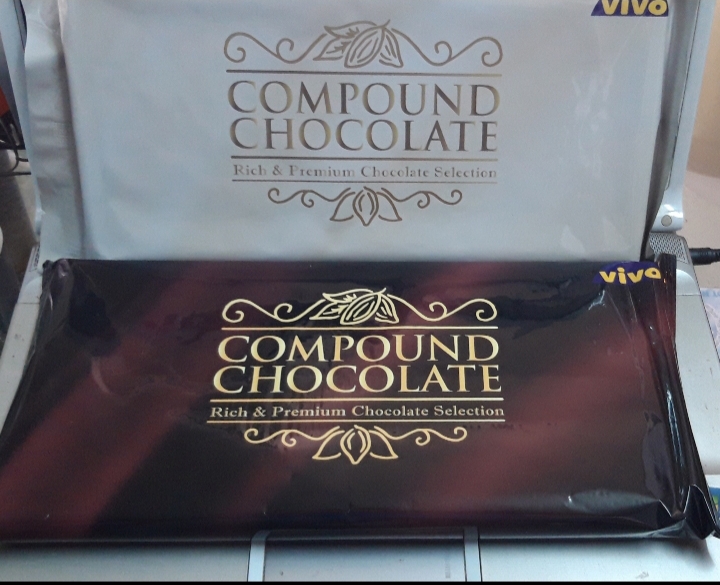 Chocolate compound vivo - sô cô la đen vivo khối 1kg