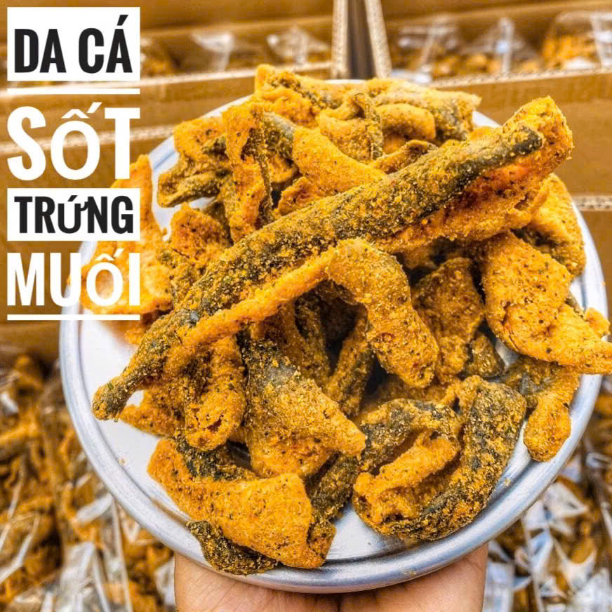200Gr Da Cá Trứng Muối Chuẩn Vị Singapore, Da Cá Trứng Muối, An Toàn Vệ Sinh Thực Phẩm