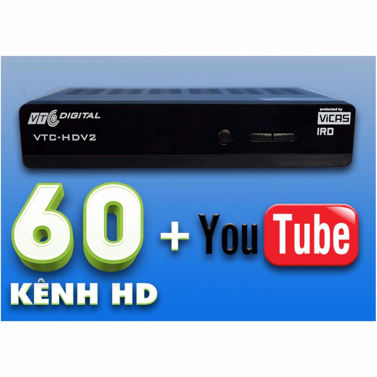 [HCM]Đầu Thu VTC HD V2 (Có 4 Tháng Thuê Bao) Dùng ChảoKết Nối Youtube