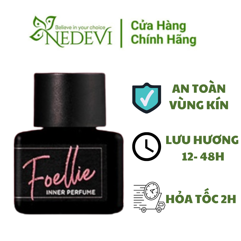 Foellie Nước hoa vùng kín hàng chính hãng Hàn Quốc - Nước hoa Foellie cho nữ mùi hương sexy, mê mẩn (CHE TÊN SẢN PHẨM) -  NEDEVI