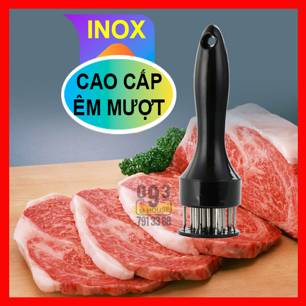 Dụng cụ xăm thịt dụng cụ băm châm bì băm tỏi