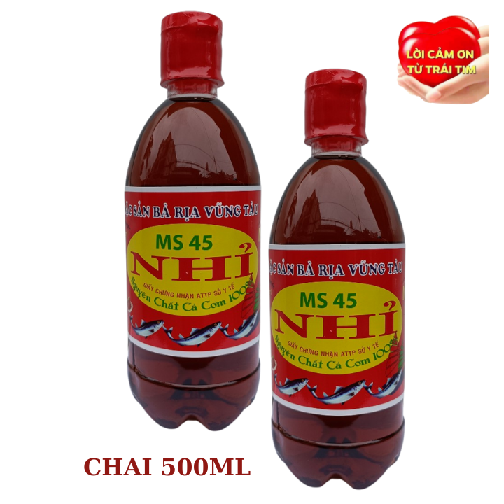 Freeship Max - Nước mắm cá cơm hảo hạng Ngọc Như - Chai 500ml - Gia vị nêm ướp kho nấu