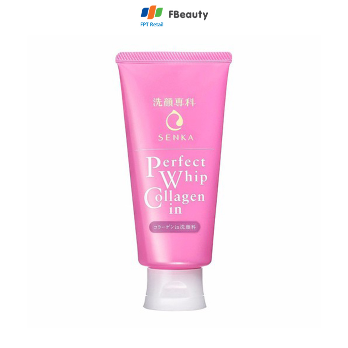Sữa Rửa Mặt Tạo Bọt Collagen Senka Perfect Whip Collagen In 120ml