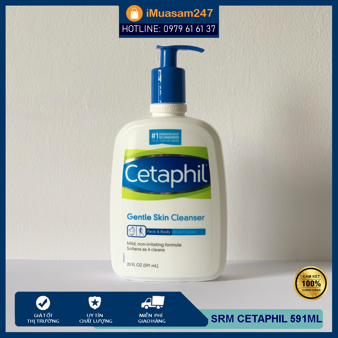 Sữa rửa mặt Cetaphil Gentle Skin Cleanser làm sạch nhẹ nhàng an toàn tuyệt đối với làn da