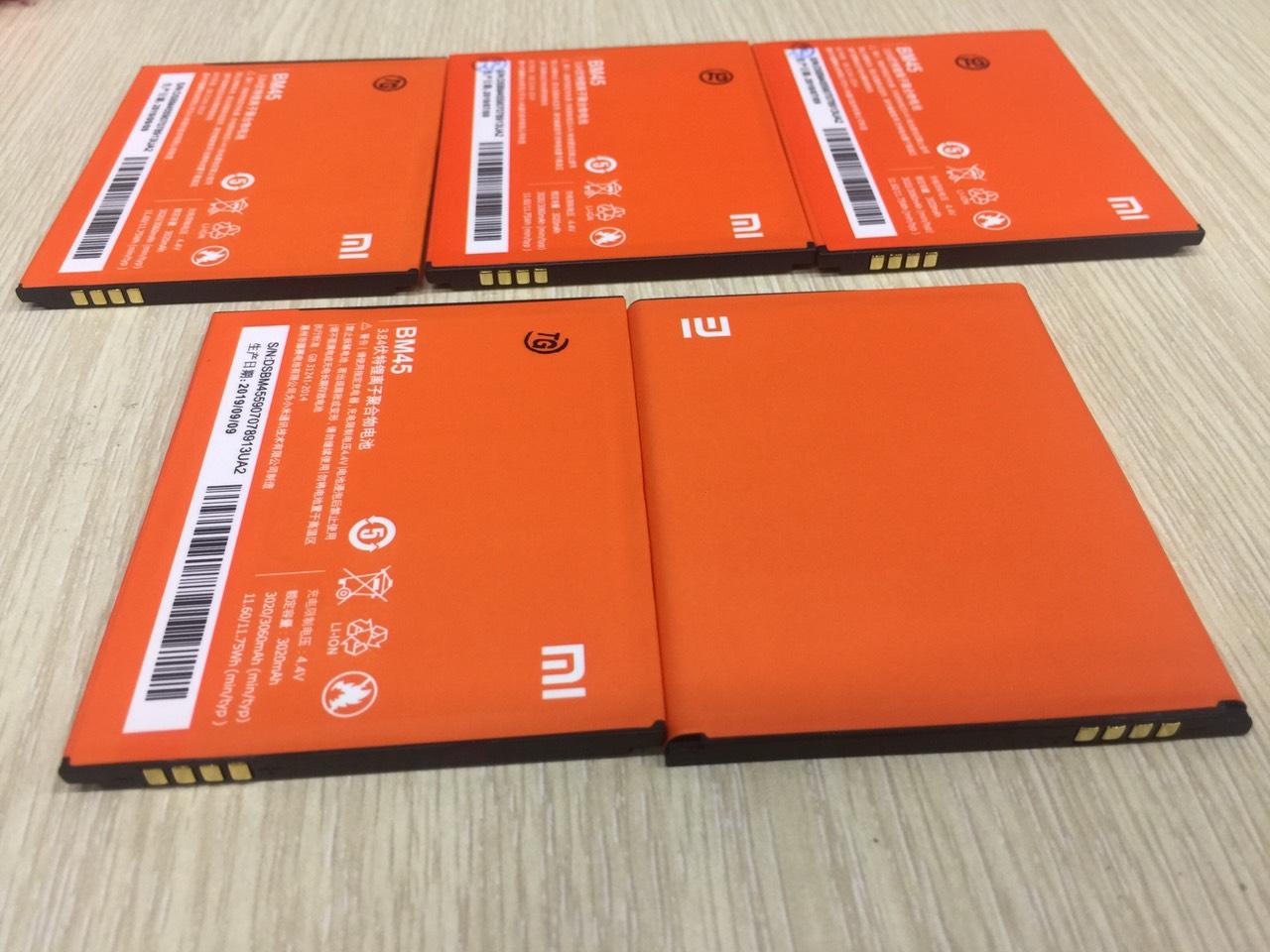 Pin điện thoại xiaomi redmi note 2 - bm45 zin - bảo hành 3 tháng - linh kiện nam việt mobile .