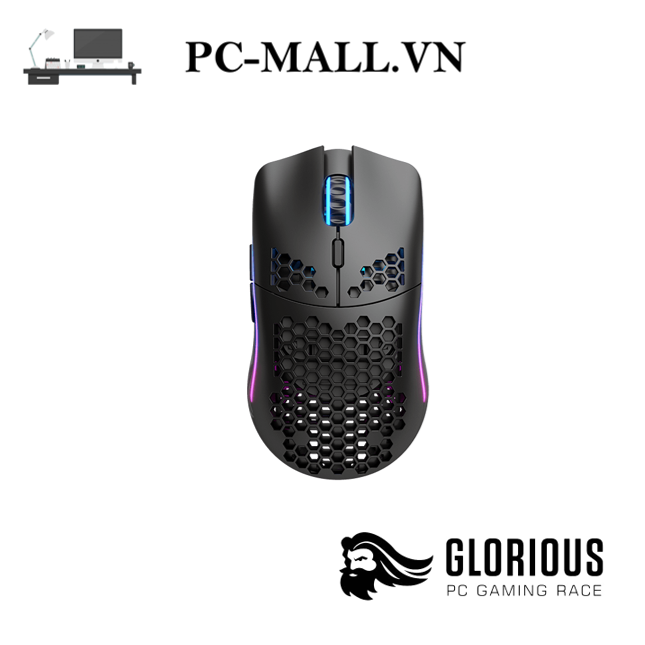 Chuột không dây Glorious Model O Wireless - Matte Black - CHÍNH HÃNG - PCMALL.VN