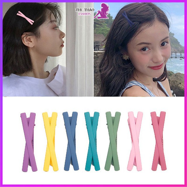 Kẹp tóc mái, kẹp nơ chữ x orin đẹp dễ thương