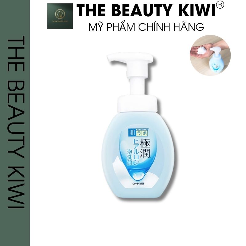 Bọt Rửa Mặt Dưỡng Ẩm Hada Labo Gokujyun Moisturizing Foaming Wash 160ml