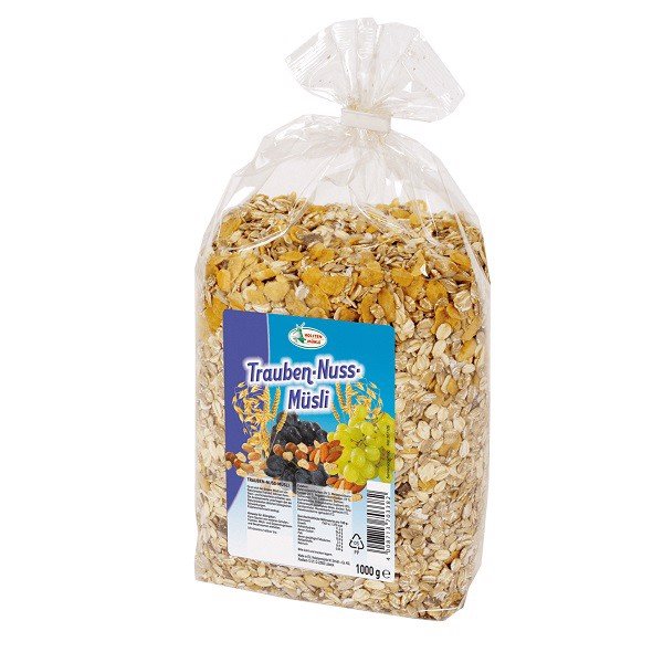 Ngũ cốc Bruggen Trauben Nuss Musli Đức 1kg