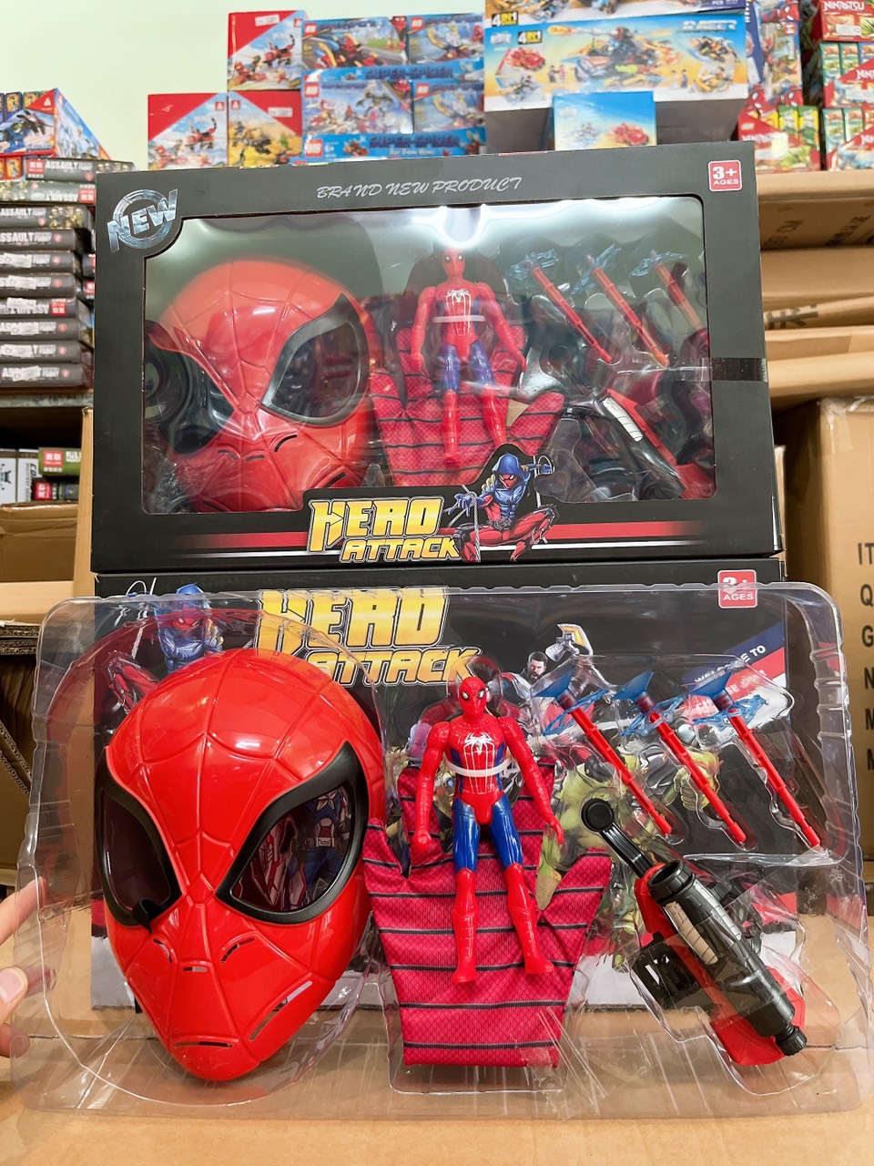 Combo đồ chơi Phụ Kiện Người nhện Lam Anh Store, Spiderman cho bé nhập vai