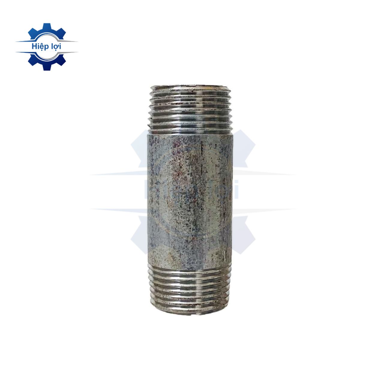 Ống ren sắt mạ kẽm - ống ren ngoài dài sắt kẽm - kép dài 2 đầu ren ngoài.