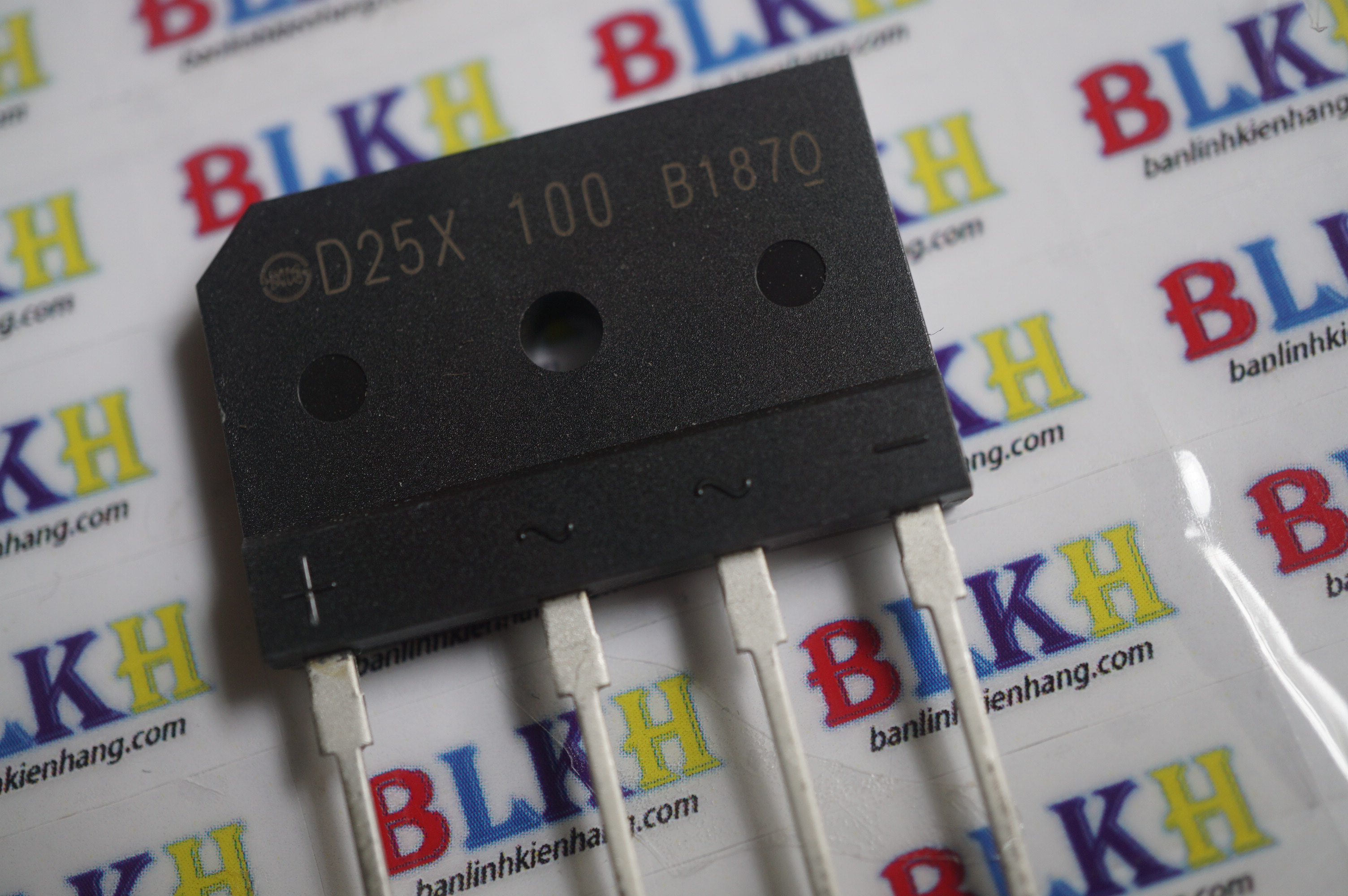 IC chỉnh lưu cầu-diode cầu D25XB100 D25X100 25A 1000V SIP-4 chính hãng chính hãng ( thay thế d25xb80 d25xb60 )
