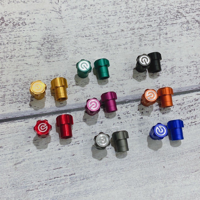 Cặp Nắp chân Van Cnc Brembo gắn các loại xe máy , oto, xe đạp