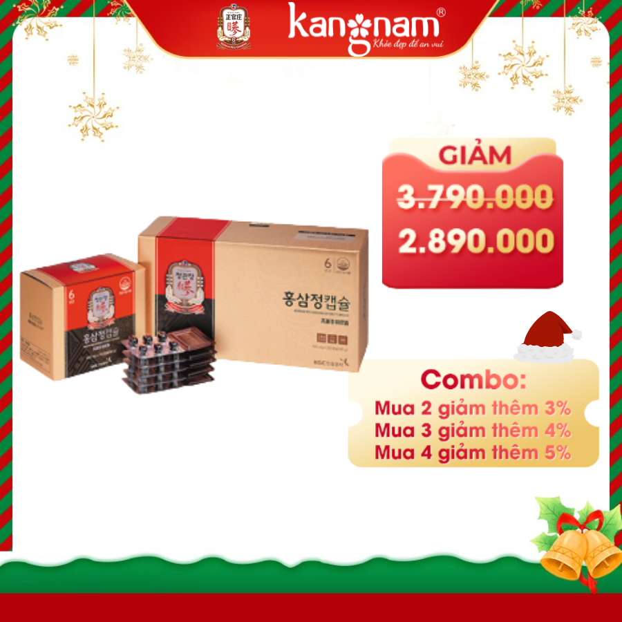 Viên cao hồng sâm KGC Cheong Kwan Chang Extract Capsule 600mg 300 viên