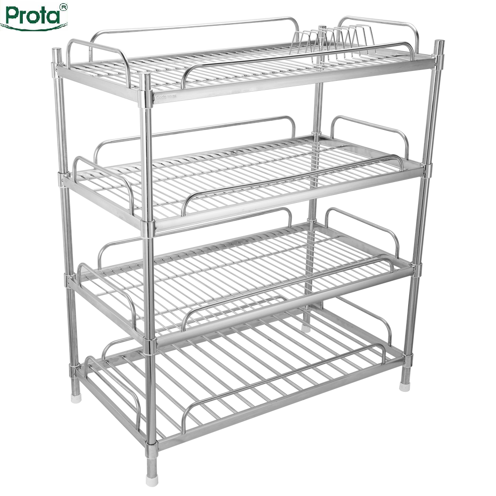 Prota Kệ inox úp chén dĩa 4 tầng PT-954
