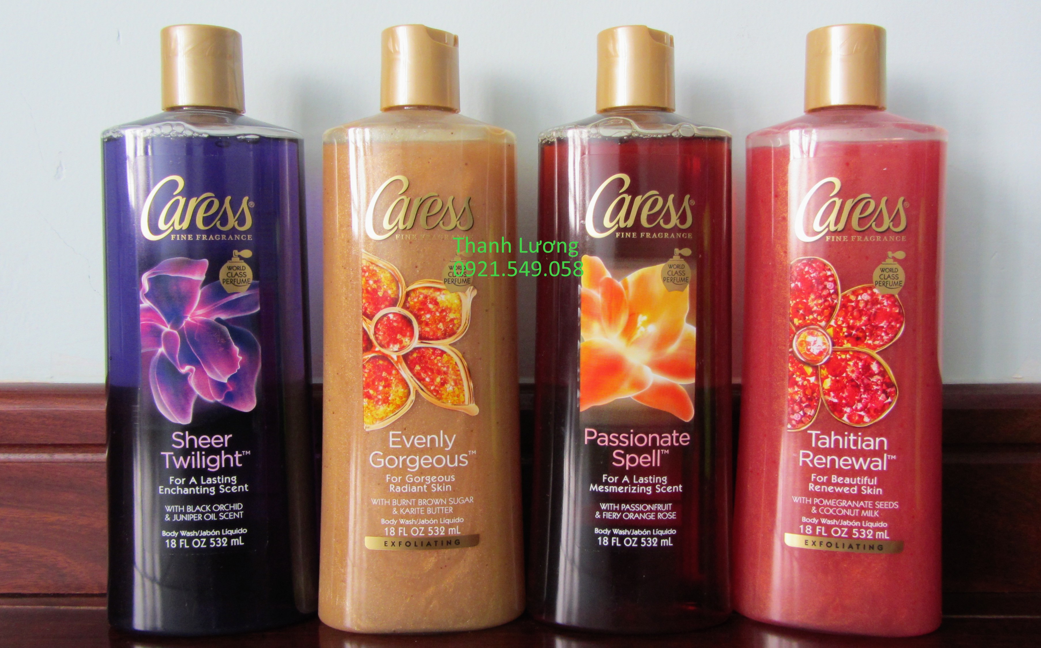 Sữa tắm nước hoa caress - usa